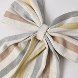 Rylee + Cru Oversized Bow Valencia Stripe