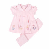 Baby Loren Pink Royal and Charm Pima Set