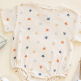 Rylee + Cru Relaxed Bubble Romper Stars