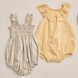 Rylee + Cru Julia Romper Valencia Stripe