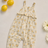Rylee + Cru  Kinsley Jumpsuit Lemon Ditsy Flower