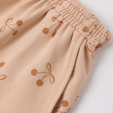 Rylee + Cru Summer Terry Cherry Bows Teen