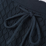 Rylee + Cru Teen Crochet Mini Dress Navy