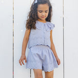 Rylee + Cru Remi Blouse Periwinkle