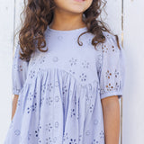 Rylee + Cru Rose Dress Periwinkle