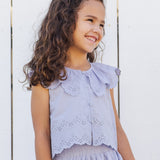 Rylee + Cru Remi Blouse Periwinkle