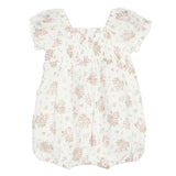 Isobella and Chloe Rose Garden Romper White