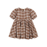 Rylee + Cru Rose Dress Aspen Plaid