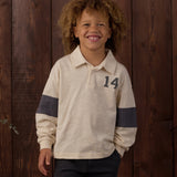 Rylee + Cru Rugby Polo Midnight