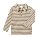 Me & Henry Spencer Polo Beige Stripe