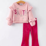 Rylee Faith Santa Baby Sweater and Bell Pant Set
