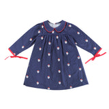 City Beautiful Santa Mini Embroidery Dress