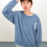 The Boston Kids by Mayoral 6423 Boston Art Sweatshirt Blue
