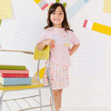 Sweet Wink First Grade Pennant Short Sleeve T-Shirt Ballet