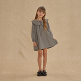 Rylee + Cru Mini Dress Black Gingham