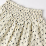 Rylee + Cru Smocked V Mini Skirt Vintage Fleur
