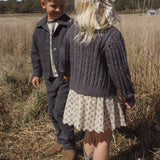 Rylee + Cru Smocked V Mini Skirt Vintage Fleur