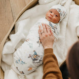 Copper Pearl Boone Knit Swaddle Blanket