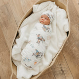 Copper Pearl Boone Knit Swaddle Blanket