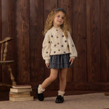 Rylee + Cru Tiered Mini Skirt Heart Ditsy