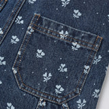 Rylee + Cru Utility Overall Heart Ditsy