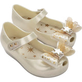 Mini Melissa Ultragirl Star II White Metallic