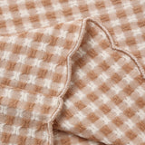Rylee + Cru Wide Leg Pant Fawn Gingham