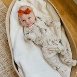 Copper Pearl Montana Zip Up Footie