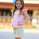 Rylee Faith ABC Time Top & Short Set