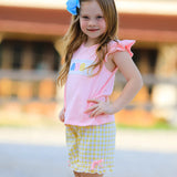 Rylee Faith ABC Time Top & Short Set