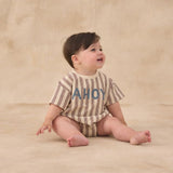 Rylee + Cru Relaxed Bubble Romper Ahoy