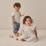 Quincy Mae Alina Dress Blue Plaid