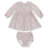 Angel Dear Hazel Floral Caitlyn Smocked Bodice Dress & Bloomer
