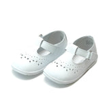 L'Amour 2945 Birdie T-Strap Shoe White