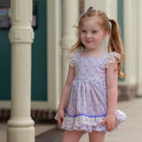 Be Girl Whispering Lilacs Avril Dress Set