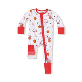 Angel Dear Basketball Uni 2 Way Zipper Romper