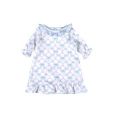Baby Loren Blue Coquettes Pima Doll Dress