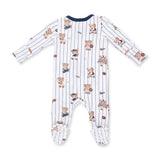 Angel Dear Mixed Sports Bears 2 Way Zipper Footie