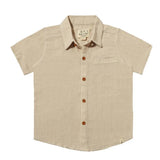 Me & Henry Newport Woven Shirt Beige Gauze