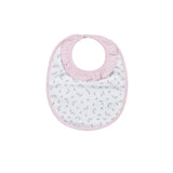 Baby Loren Bella Pink Floral Pima Bib
