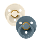 BIBS Pacifier 2 Pack Ivory/Petrol