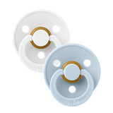 BIBS 2 Pack White/Baby Blue