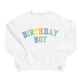 Bits & Bows Birthday Boy Embroidered Sweatshirt