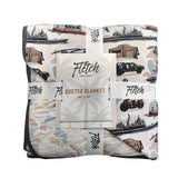 Fletch The Brave 2.0 Quilted Blanket 50 x 50