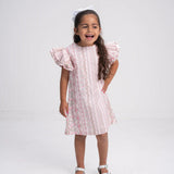 The Oaks Apparel Co Blayke Dress Pretty Pink Trellis