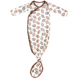 Copper Pearl Blitz Newborn Knotted Gown