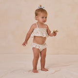 Quincy Mae Smocked Ruffle Bikini Bloom