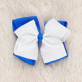 Marie Nicole Collegiate Team 5 Inch Bow Blue/White