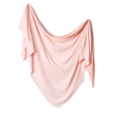 Copper Pearl Blush Knit Blanket