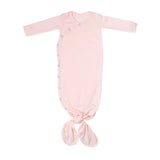 Copper Pearl Blush Newborn Knotted Gown